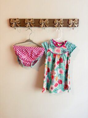 Matilda Jane girls size 18-24 months dress with matching bloomers